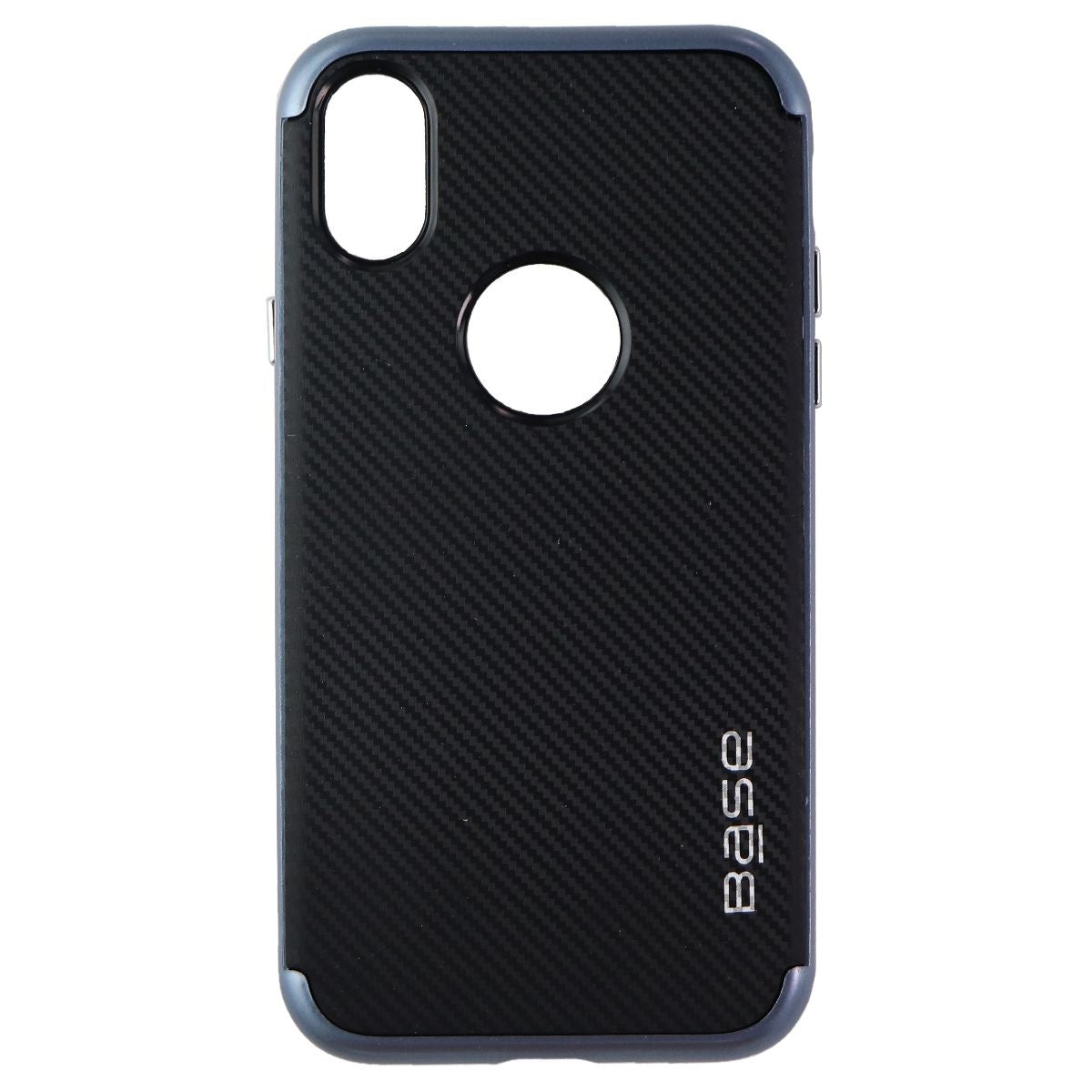 Base DuraSlim Fiber Series Case for Apple iPhone X - Black/Grey Cell Phone - Cases, Covers & Skins Base - Simple Cell Bulk Wholesale Pricing - USA Seller