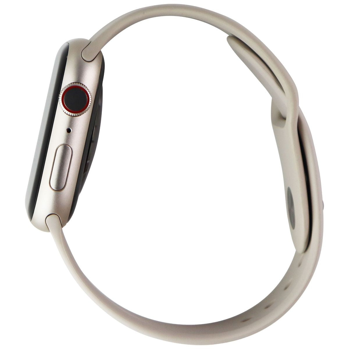 Apple Watch Series 7 (GPS + LTE) A2477 (45mm) Starlight AL / Starlight Sp Band Smart Watches Apple - Simple Cell Bulk Wholesale Pricing - USA Seller