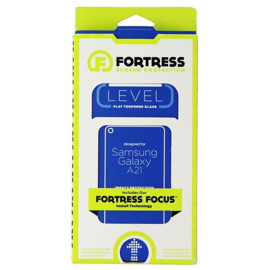Fortress Tempered Glass Screen Protector for Samsung Galaxy A21 Cell Phone - Screen Protectors Fortress    - Simple Cell Bulk Wholesale Pricing - USA Seller