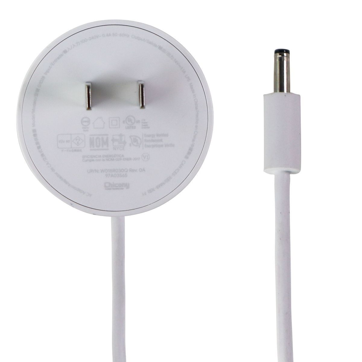 Google Home Hub Power Charger/Adapter (14V 1.1A) - W18-015N1A G1028 G1015 White Multipurpose Batteries & Power - Multipurpose AC to DC Adapters Google - Simple Cell Bulk Wholesale Pricing - USA Seller