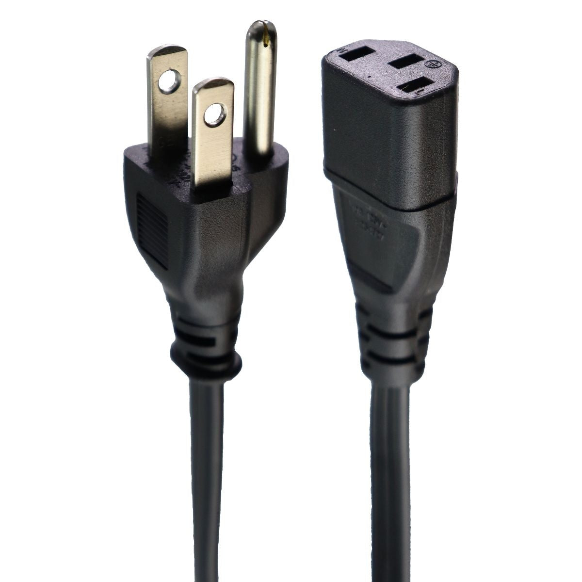 HONGLIN Computer Power Supply Cable (HL-002S) - Black Computer/Network - Plugs, Jacks & Wall Plates Honglin - Simple Cell Bulk Wholesale Pricing - USA Seller