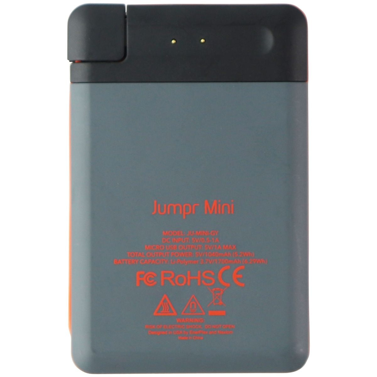 EnerPlex Jumpr 1700mAh Mini Stackable Power Bank with Tethered Micro-USB Cable Cell Phone - Chargers & Cradles EnerPlex    - Simple Cell Bulk Wholesale Pricing - USA Seller