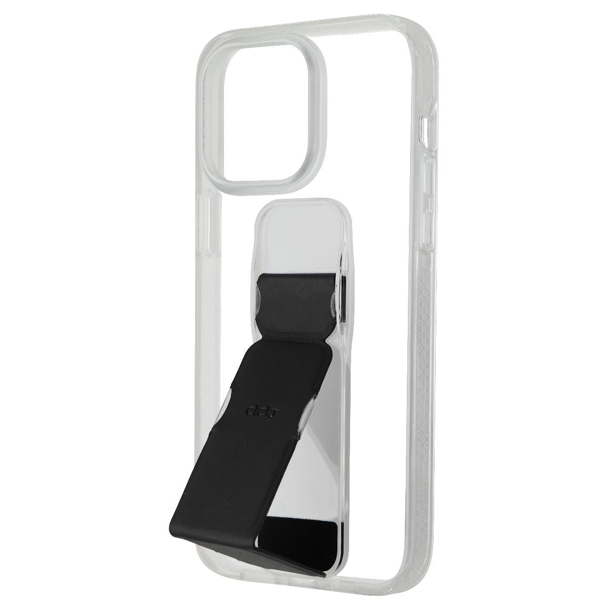 CLCKR Stand & Grip Case for iPhone 14 Pro Max - Clear/Black Cell Phone - Cases, Covers & Skins Clckr    - Simple Cell Bulk Wholesale Pricing - USA Seller