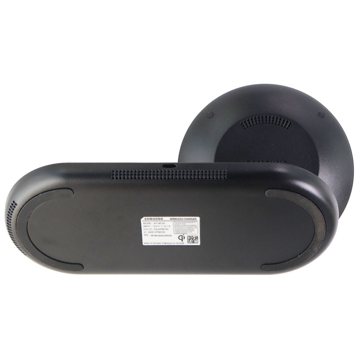 Samsung Wireless Charger DUO Fast Charge Stand & Pad for Qi Devices - Black Cell Phone - Chargers & Cradles Samsung - Simple Cell Bulk Wholesale Pricing - USA Seller