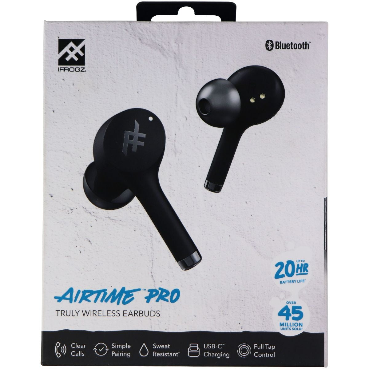 iFrogz - Airtime Pro True Wireless in Ear Bluetooth Earbuds - Black Portable Audio - Headphones iFrogz - Simple Cell Bulk Wholesale Pricing - USA Seller