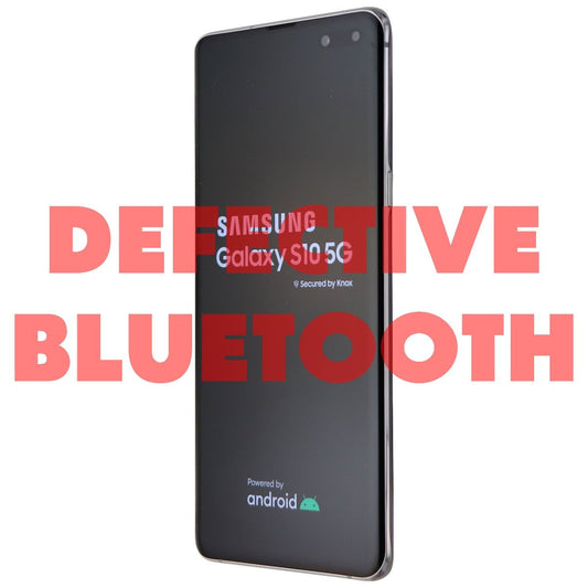 Samsung Galaxy S10 5G (SM-G977P) UNLOCKED - 256GB/Crown Silver **NO BLUETOOTH Cell Phones & Smartphones Samsung    - Simple Cell Bulk Wholesale Pricing - USA Seller