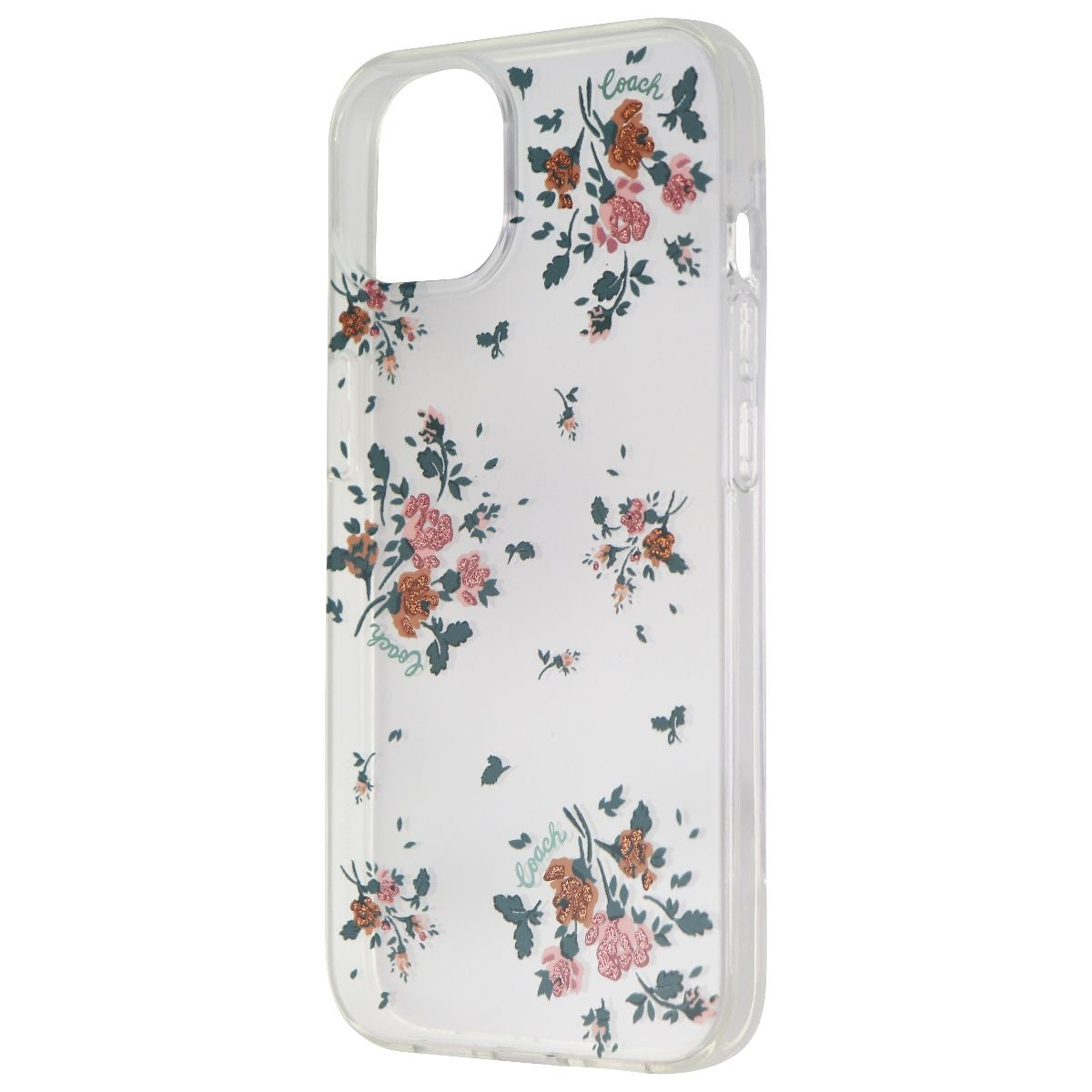 Coach Protective Case for iPhone 13 / 14 - Rose Bouquet Floral / Clear Cell Phone - Cases, Covers & Skins Coach    - Simple Cell Bulk Wholesale Pricing - USA Seller