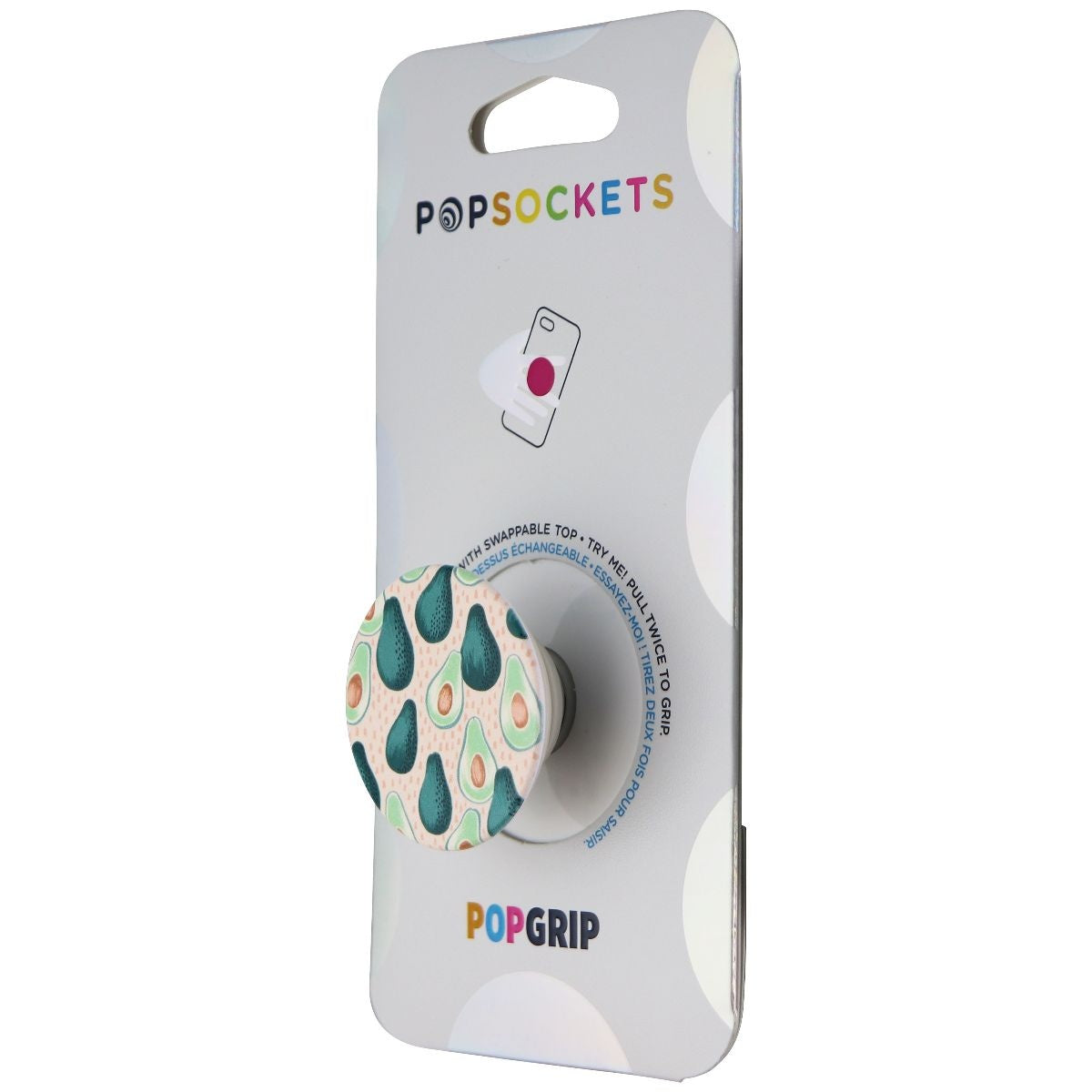 PopSockets: PopGrip Expanding Stand and Grip with Swappable Top - AVO-lanche Cell Phone - Mounts & Holders PopSockets - Simple Cell Bulk Wholesale Pricing - USA Seller