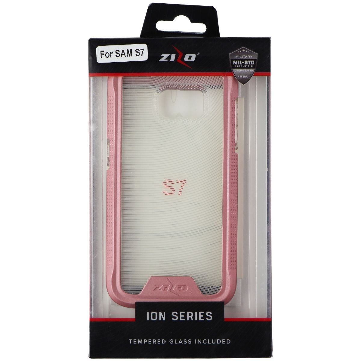 Zizo Ion Series Case for Samsung Galaxy S7 - Rose Gold / Clear Cell Phone - Cases, Covers & Skins Zizo - Simple Cell Bulk Wholesale Pricing - USA Seller