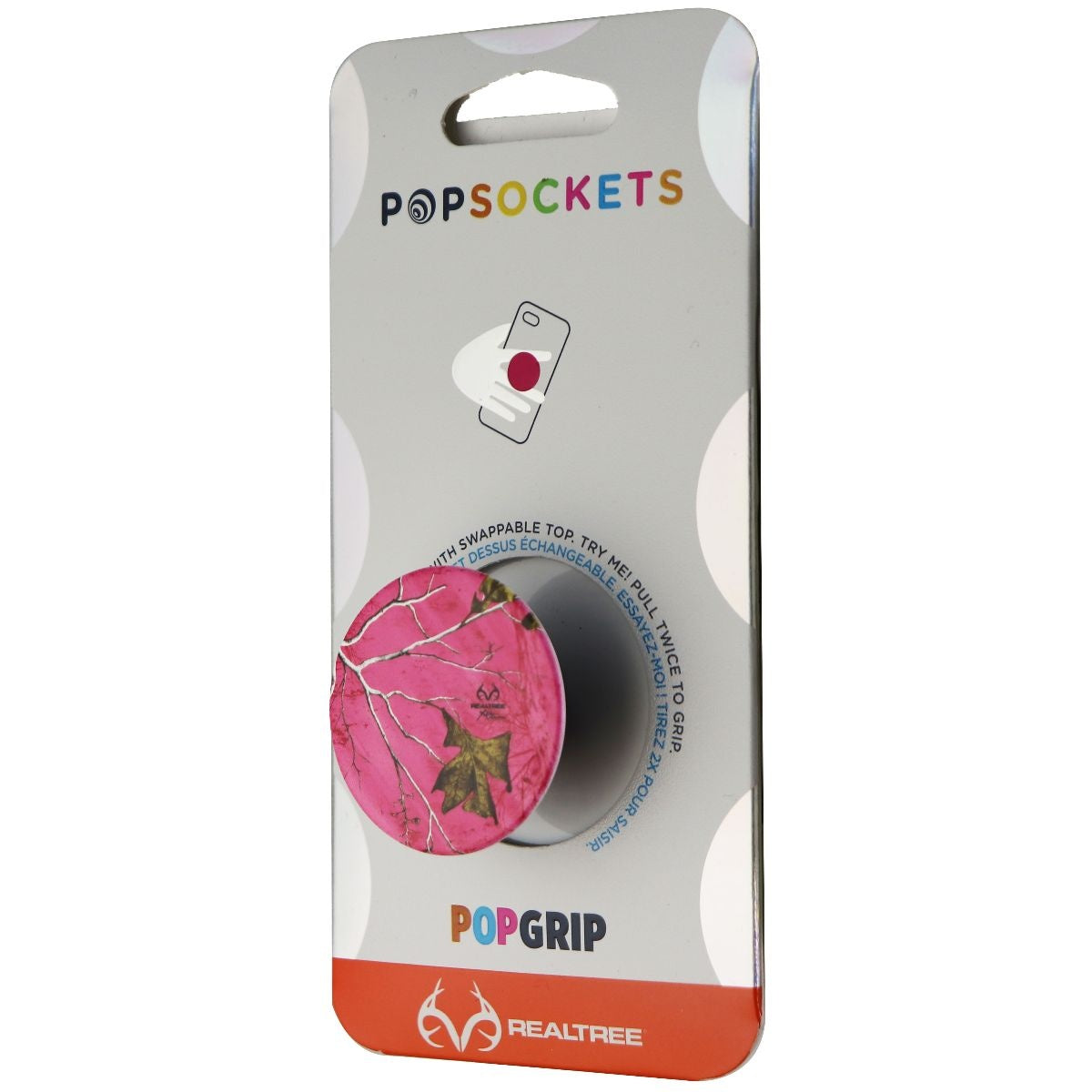PopSockets: Swappable PopGrip for Phones & Tablets - Realtree Xtra Paradise Pink Cell Phone - Mounts & Holders PopSockets - Simple Cell Bulk Wholesale Pricing - USA Seller
