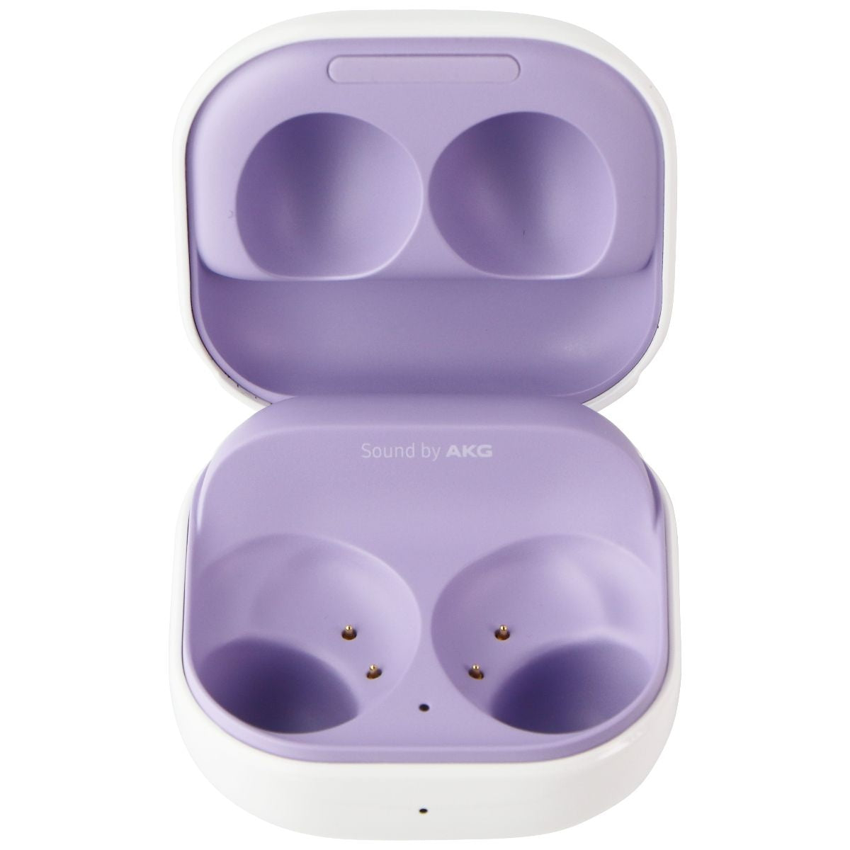 Samsung Replacement Cradle Case for Galaxy Buds 2 - Lavender/White EP-QR177 Portable Audio & Headphones - Replacement Parts & Tools Samsung - Simple Cell Bulk Wholesale Pricing - USA Seller