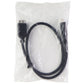 Short Style USB-C (Type C) to Micro-B Adapter Cable - Black Cell Phone - Cables & Adapters Unbranded - Simple Cell Bulk Wholesale Pricing - USA Seller
