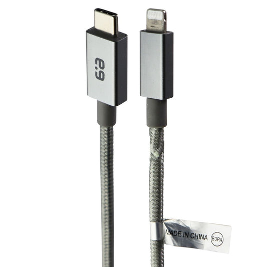 PureGear Braided MFI to USB-C 10ft. Charging Cable - Metallic Space Gray Cell Phone - Chargers & Cradles PureGear    - Simple Cell Bulk Wholesale Pricing - USA Seller
