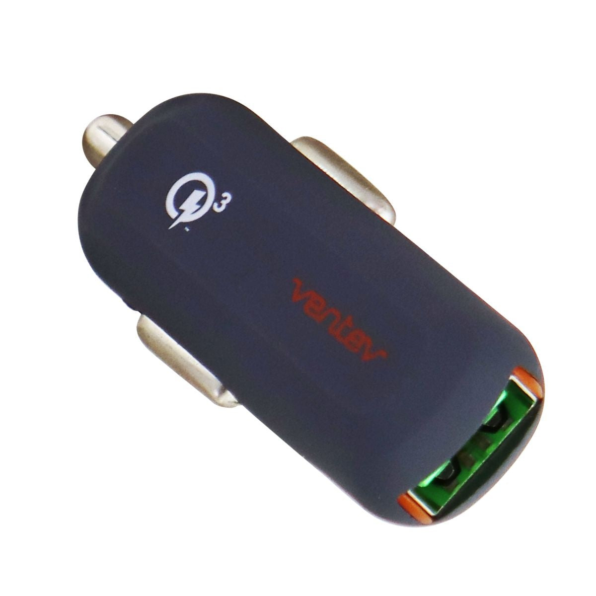 Ventev Dashport RQ1300 mini QC 3.0 Car Adapter w/ (3.3FT) Micro-USB Cable - Gray Cell Phone - Chargers & Cradles Ventev - Simple Cell Bulk Wholesale Pricing - USA Seller