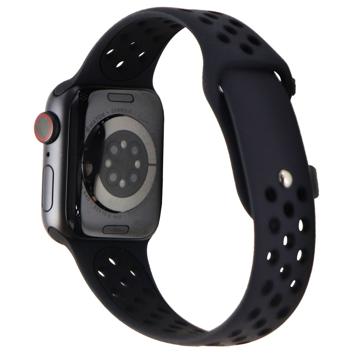 Apple Watch NIKE Series 6 (GPS + LTE) - 40mm Space Gray AL/Black Sp Band (A2293) Smart Watches Apple - Simple Cell Bulk Wholesale Pricing - USA Seller