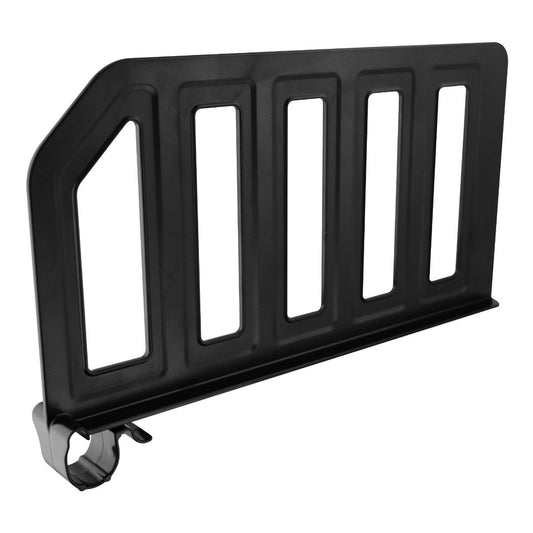 Shelf Separator / Divider with Snap on Clip (12-inch x 6-inch) - Black Household Supplies & Cleaning - Closet Organizers Simple Cell - Simple Cell Bulk Wholesale Pricing - USA Seller