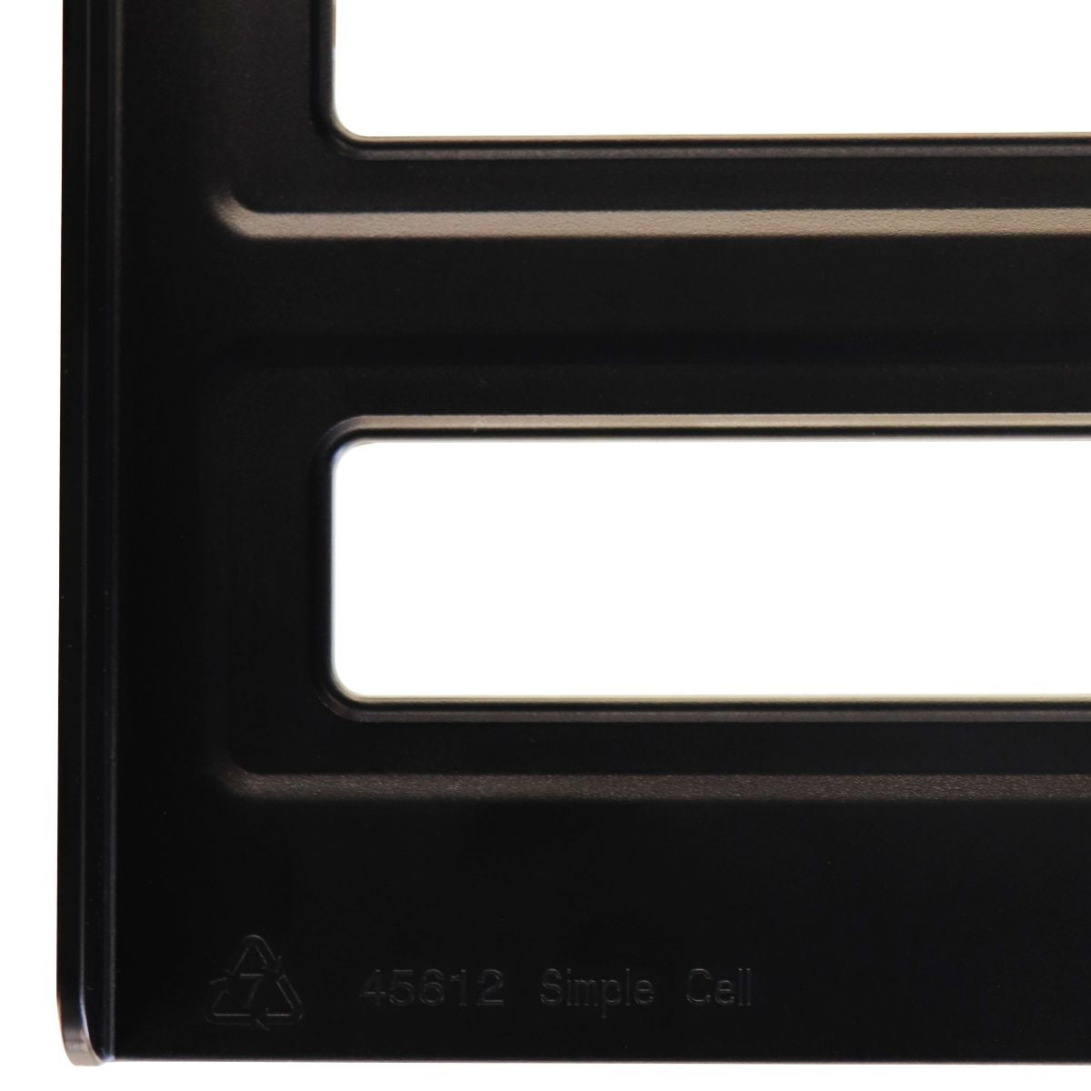 Shelf Separator / Divider with Snap on Clip (12-inch x 6-inch) - Black Household Supplies & Cleaning - Closet Organizers Simple Cell - Simple Cell Bulk Wholesale Pricing - USA Seller