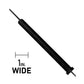 Shelf Separator / Divider with Snap on Clip (12-inch x 6-inch) - Black Household Supplies & Cleaning - Closet Organizers Simple Cell - Simple Cell Bulk Wholesale Pricing - USA Seller
