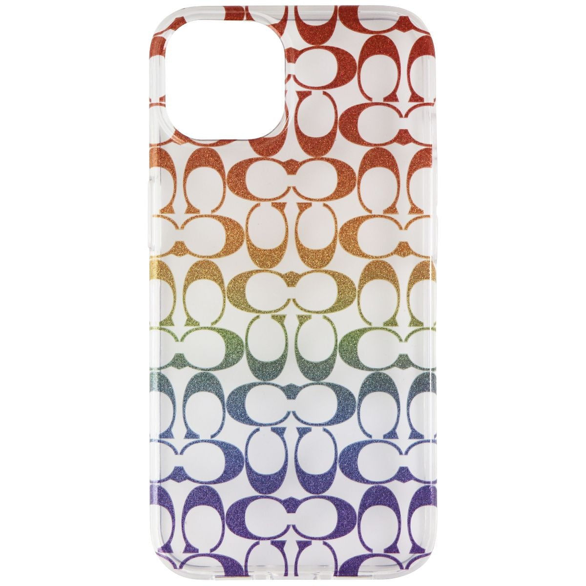 Coach Protective Case for Apple iPhone 13 - Rainbow Signature C Logos Cell Phone - Cases, Covers & Skins Coach - Simple Cell Bulk Wholesale Pricing - USA Seller