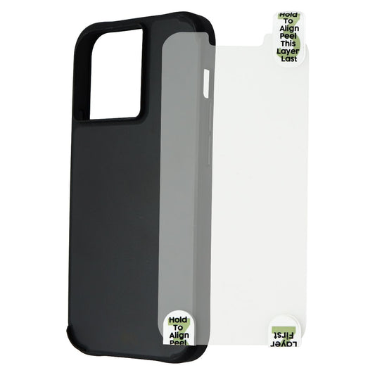 Case-Mate Tough Series Case & Screen Protector for iPhone 13 Pro Black Cell Phone - Cases, Covers & Skins Case-Mate    - Simple Cell Bulk Wholesale Pricing - USA Seller