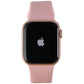 Apple Watch Series 6 (GPS) 40mm (A2291) - Gold Aluminum / Pink Sport Band Smart Watches Apple - Simple Cell Bulk Wholesale Pricing - USA Seller