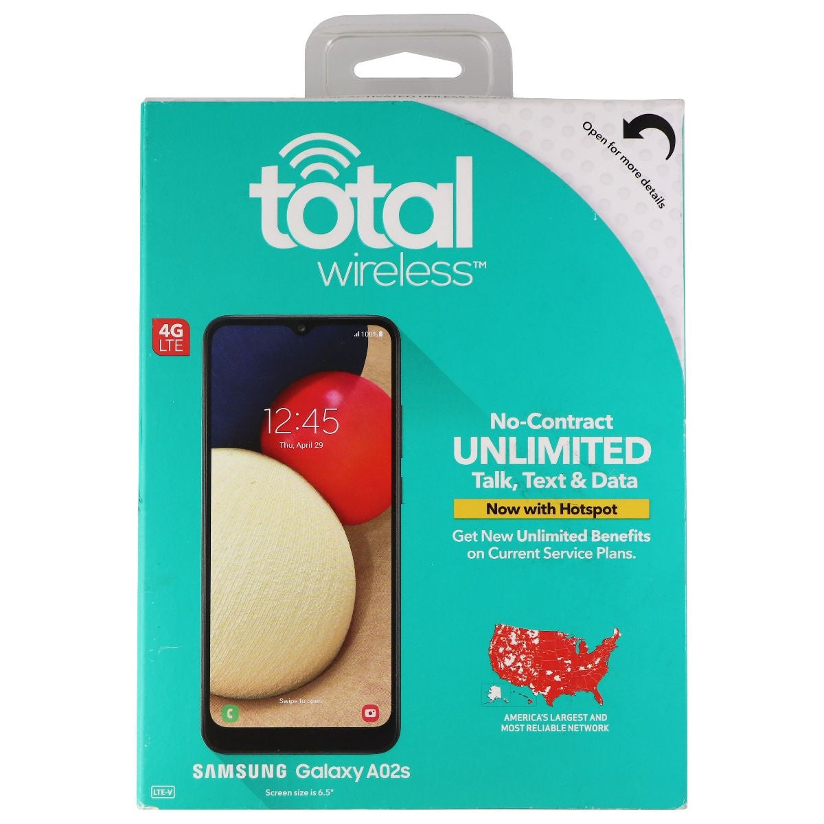 Samsung Galaxy A02s (6.5-in) Smartphone (SM-S124DL) TracFone Only - 32GB / Black Cell Phones & Smartphones Samsung - Simple Cell Bulk Wholesale Pricing - USA Seller