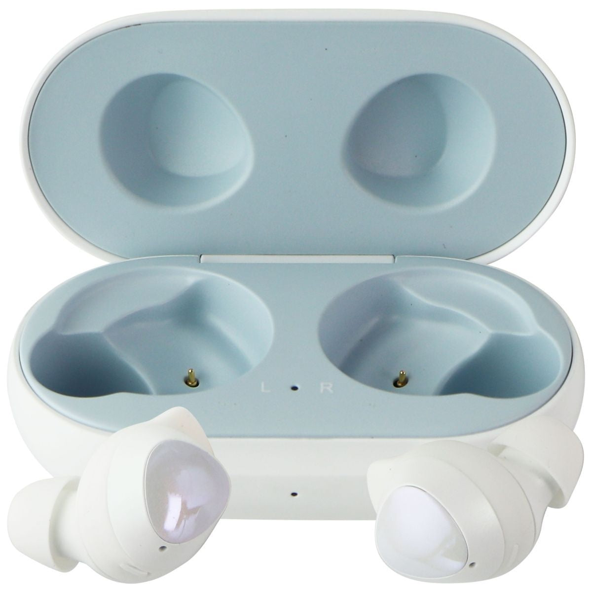 Samsung Galaxy Buds (1st Gen) True Wireless Earbuds - White (SM-R170) Portable Audio - Headphones Samsung - Simple Cell Bulk Wholesale Pricing - USA Seller