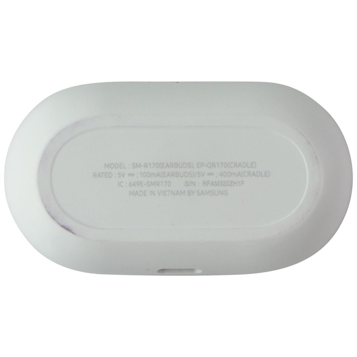 Samsung Galaxy Buds (1st Gen) True Wireless Earbuds - White (SM-R170) Portable Audio - Headphones Samsung - Simple Cell Bulk Wholesale Pricing - USA Seller