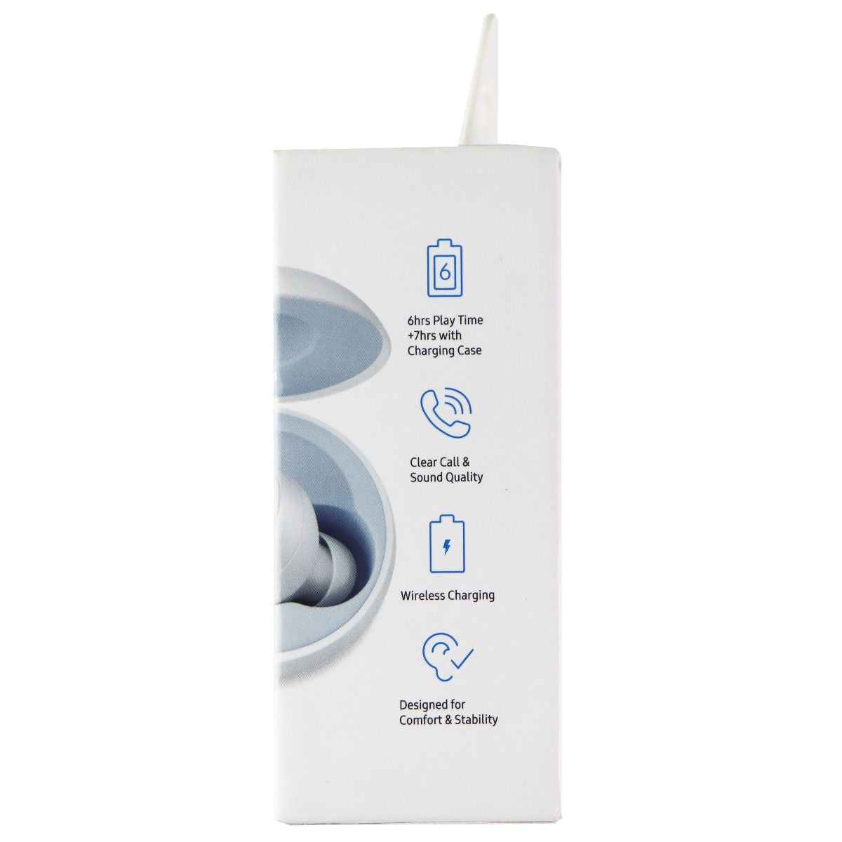 Samsung Galaxy Buds (1st Gen) True Wireless Earbuds - White (SM-R170) Portable Audio - Headphones Samsung - Simple Cell Bulk Wholesale Pricing - USA Seller