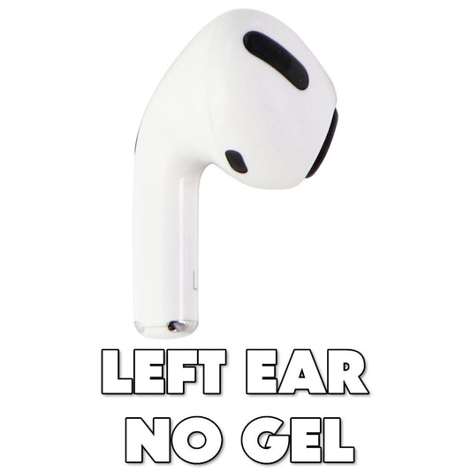 Apple AirPods Pro LEFT Side Bud Only - White (A2084) / No Ear Gel Portable Audio - Headphones Apple    - Simple Cell Bulk Wholesale Pricing - USA Seller