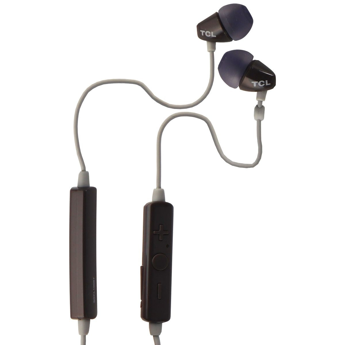 TCL SOCL100BT Wireless In-Ear Bluetooth Headphones with Mic - Phantom Black Portable Audio - Headphones TCL - Simple Cell Bulk Wholesale Pricing - USA Seller