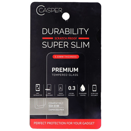 Casper Premium Tempered Glass Screen Protector for Samsung Galaxy S10e - Clear Cell Phone - Screen Protectors Casper    - Simple Cell Bulk Wholesale Pricing - USA Seller