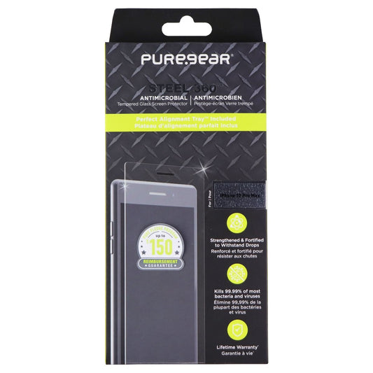 PureGear Steel 360 Tempered Glass Protector for Apple iPhone 12 Pro Max - Clear Cell Phone - Screen Protectors PureGear - Simple Cell Bulk Wholesale Pricing - USA Seller