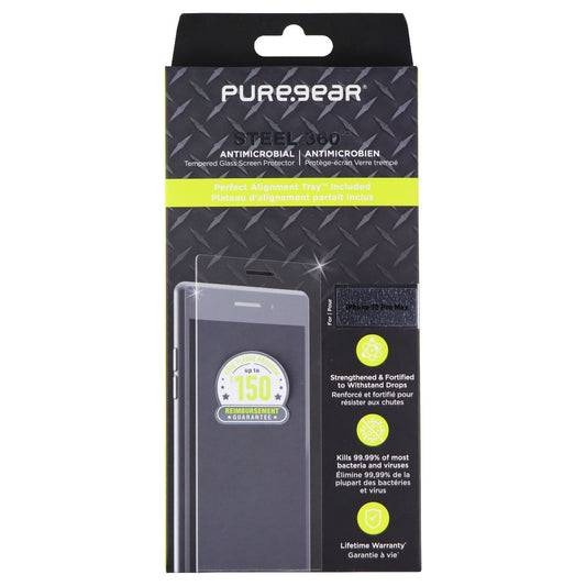 PureGear Steel 360 Tempered Glass Protector for Apple iPhone 12 Pro Max - Clear Cell Phone - Screen Protectors PureGear    - Simple Cell Bulk Wholesale Pricing - USA Seller