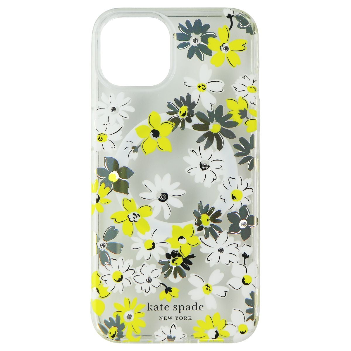 Kate Spade Hardshell Case for MagSafe for iPhone 13 - Yellow Floral Medley Cell Phone - Cases, Covers & Skins Kate Spade New York - Simple Cell Bulk Wholesale Pricing - USA Seller