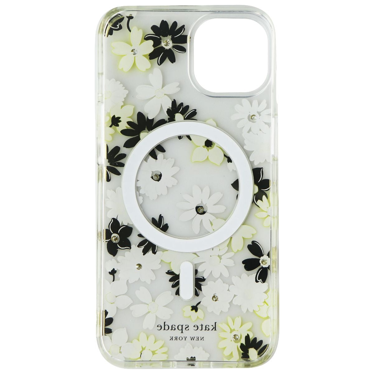 Kate Spade Hardshell Case for MagSafe for iPhone 13 - Yellow Floral Medley Cell Phone - Cases, Covers & Skins Kate Spade New York - Simple Cell Bulk Wholesale Pricing - USA Seller
