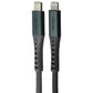 Ventev (10-Ft) ChargeSync USB-C to Lightning 8-Pin Braided Cable - Steel Gray