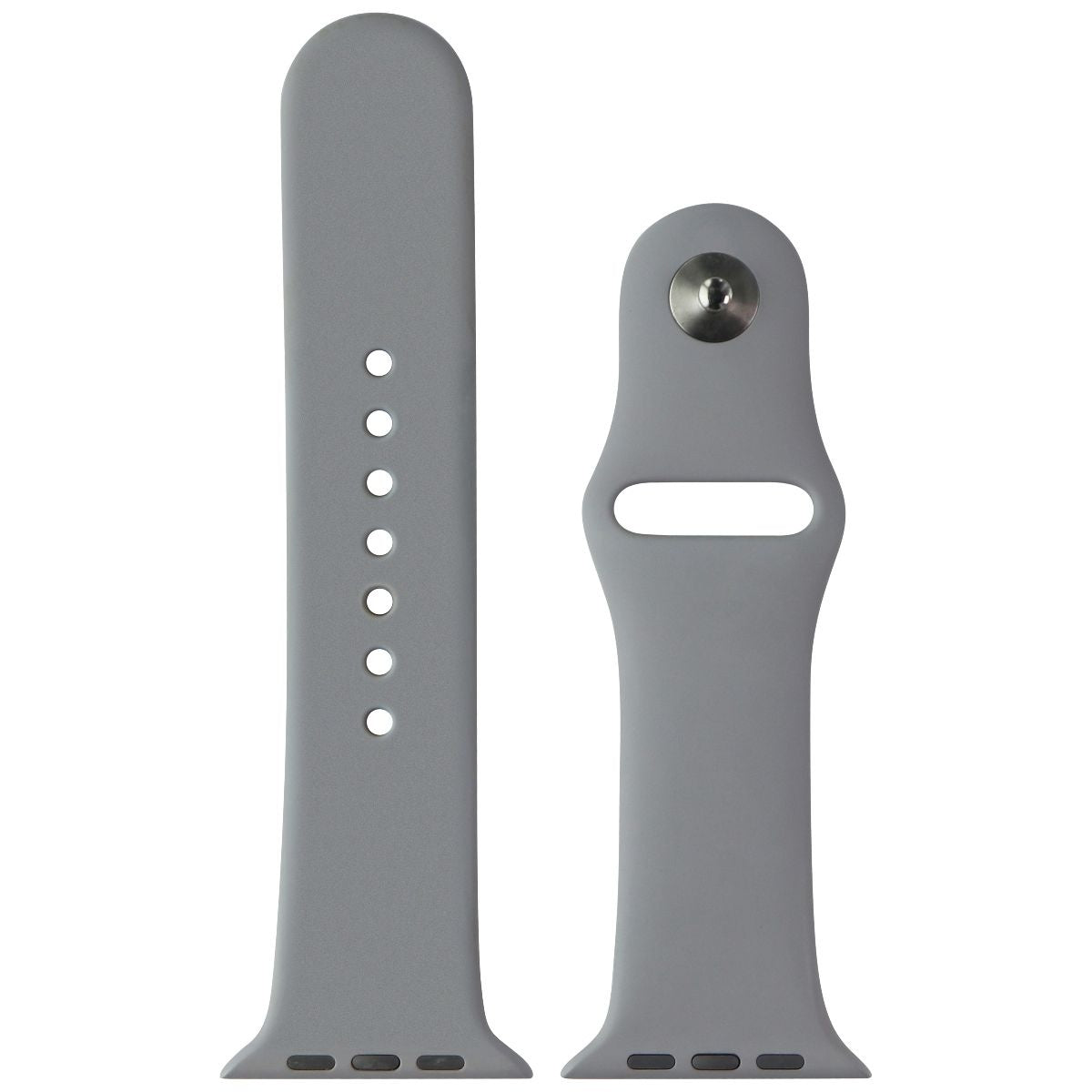Apple (42mm) Sport Band for Apple Watch 42/44/45mm - Fog Gray (S/M Strap Only) Smart Watch Accessories - Watch Bands Apple - Simple Cell Bulk Wholesale Pricing - USA Seller
