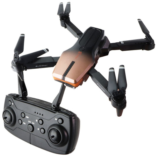 Vigour 3 HD Camera UAV Fold Drone with Remote and Case - Black/Bronze Cameras & Photo - Camera Drones Vigour    - Simple Cell Bulk Wholesale Pricing - USA Seller