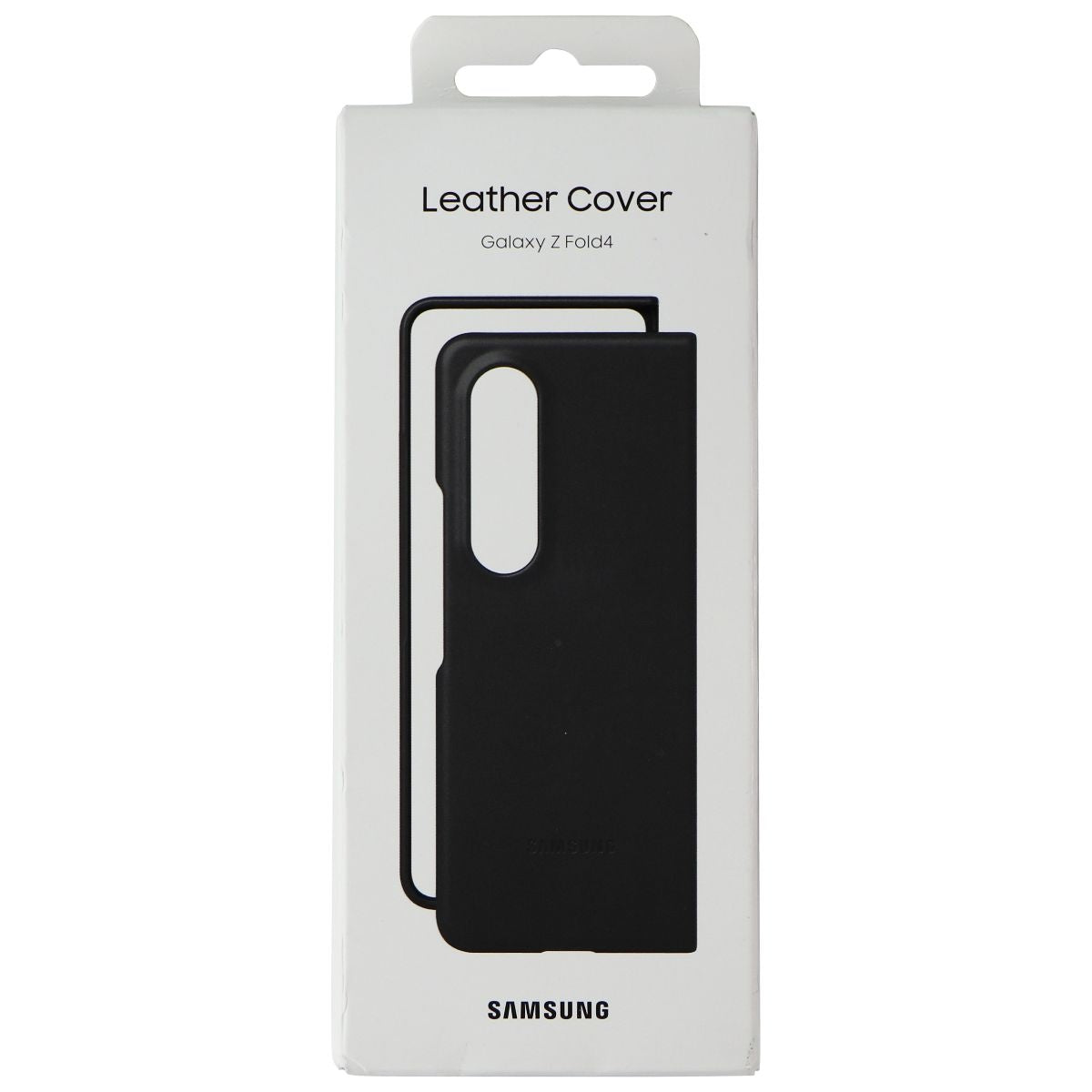 Samsung Official Leather Cover for Samsung Galaxy Z Fold4 - Black Cell Phone - Cases, Covers & Skins Samsung    - Simple Cell Bulk Wholesale Pricing - USA Seller