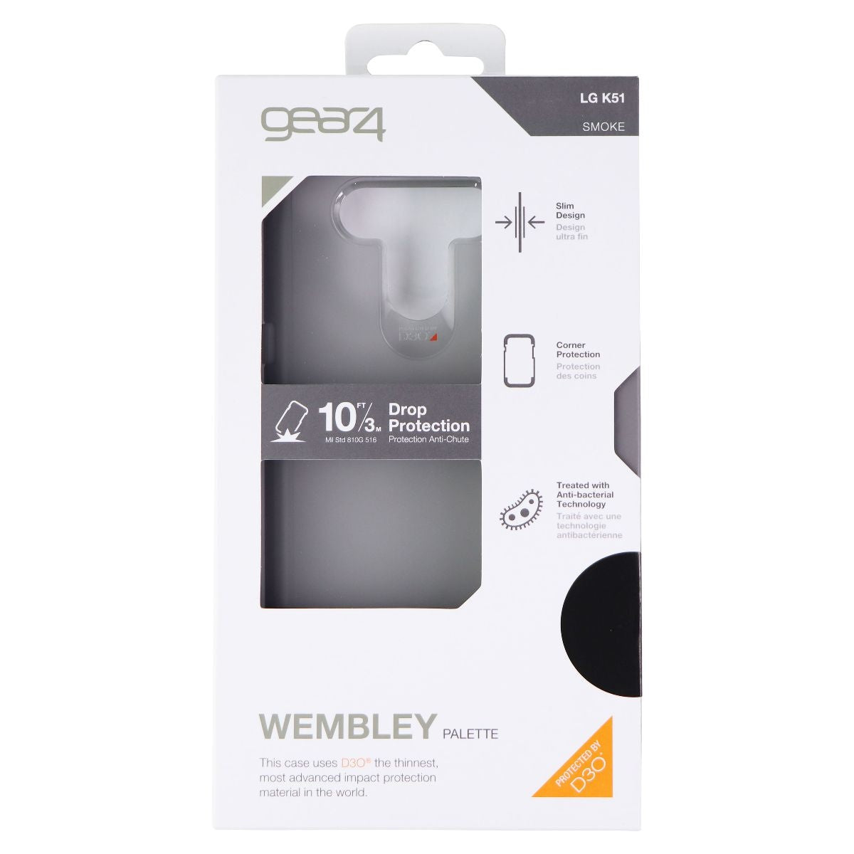 ZAGG Wembley Palette Series Soft Case for LG K51 - Smoke Cell Phone - Cases, Covers & Skins Zagg    - Simple Cell Bulk Wholesale Pricing - USA Seller