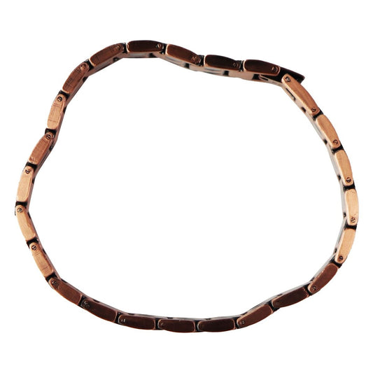 Chain Link Wrist Band Heavy Metal Stainless Steel Bracelet - Rose Gold / Cross Other Sporting Goods Unbranded - Simple Cell Bulk Wholesale Pricing - USA Seller