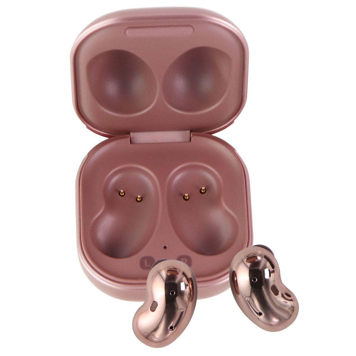 Samsung Galaxy Buds Live - True Wireless EarBuds with ANC - Mystic Bronze Portable Audio - Headphones Samsung - Simple Cell Bulk Wholesale Pricing - USA Seller