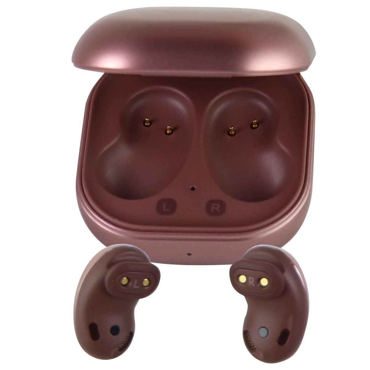 Samsung Galaxy Buds Live - True Wireless EarBuds with ANC - Mystic Bronze Portable Audio - Headphones Samsung - Simple Cell Bulk Wholesale Pricing - USA Seller