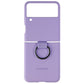 Samsung Silicone Protective Cover with Ring for Galaxy Z Flip3 5G - Lavender Cell Phone - Cases, Covers & Skins Samsung Electronics - Simple Cell Bulk Wholesale Pricing - USA Seller