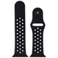 Silicone Watch Band for Apple Watch 38mm/40mm Cases - Dark Gray/Black - Small Smart Watch Accessories - Watch Bands Unbranded    - Simple Cell Bulk Wholesale Pricing - USA Seller