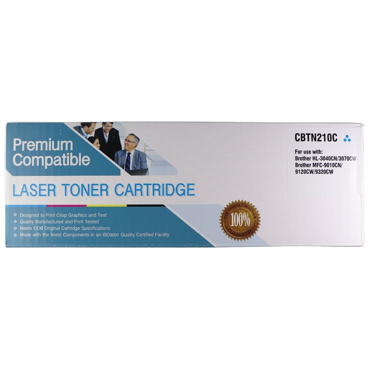 Premium Compatible Cyan Laser Toner Cartridge (CBTN210C) Brother Compatible Printer Accessories - Toner Cartridges Premium Compatible    - Simple Cell Bulk Wholesale Pricing - USA Seller
