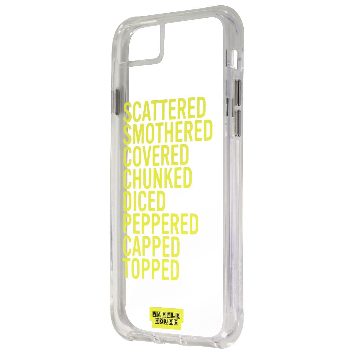 Case-Mate Waffle House Case for iPhone SE (2nd Gen) / 8 / 7 - Hashbrowns Clear Cell Phone - Cases, Covers & Skins Case-Mate - Simple Cell Bulk Wholesale Pricing - USA Seller