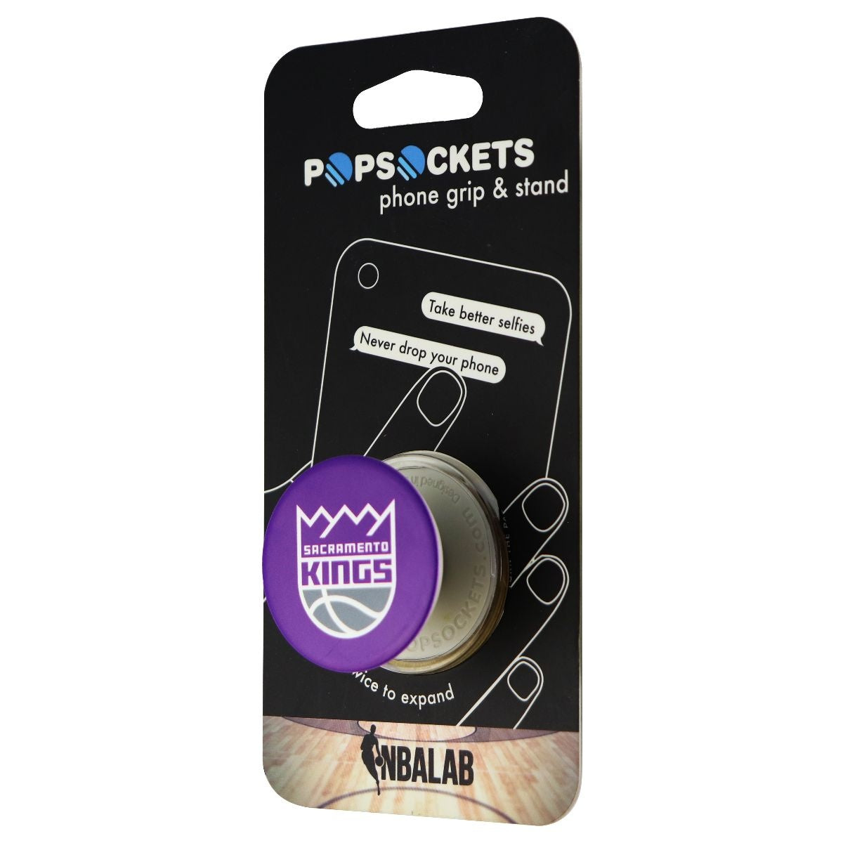 PopSockets: Collapsible Grip & Stand for Phones & Tablets - NBA Sacramento Kings Cell Phone - Mounts & Holders PopSockets - Simple Cell Bulk Wholesale Pricing - USA Seller