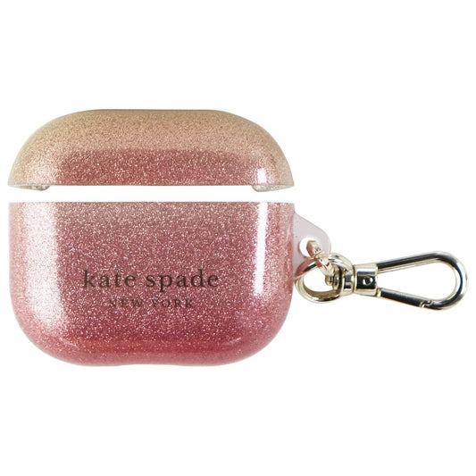 Kate Spade Protective Case for Apple AirPods (3rd Gen) - Ombre Glitter Sunset iPod, Audio Player Accessories - Cases, Covers & Skins Kate Spade New York    - Simple Cell Bulk Wholesale Pricing - USA Seller